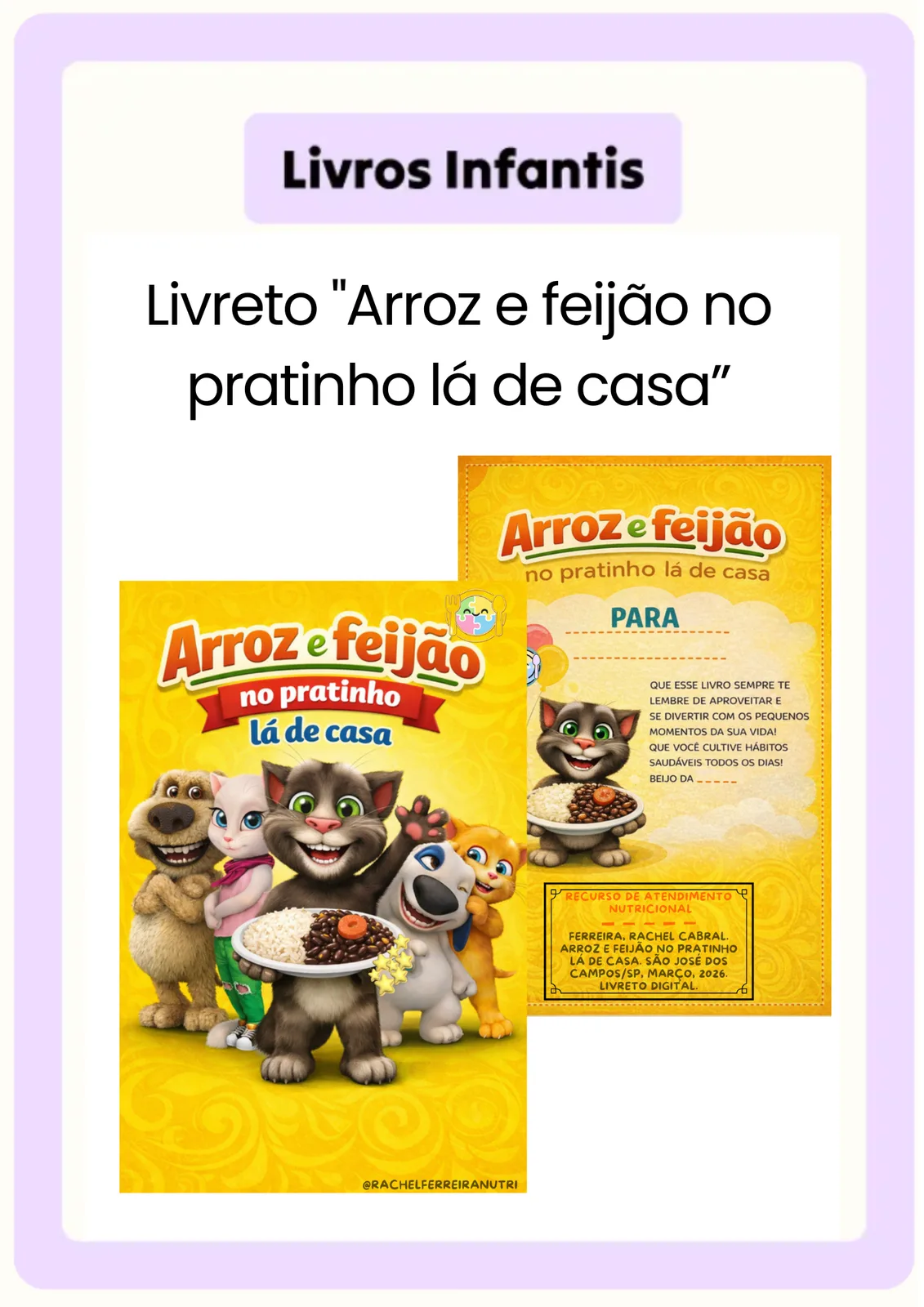 Arroz e feijão no pratinho lá de casa